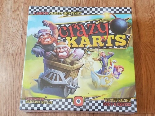 Crazy karts board game - board,